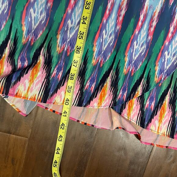 ATHLETA Martinique Dress Colorful Ikat Sleeveless Tasseled Hippie Summer - Picture 12 of 12